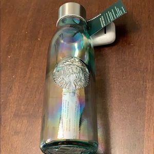 Starbucks iridescent glass bottle